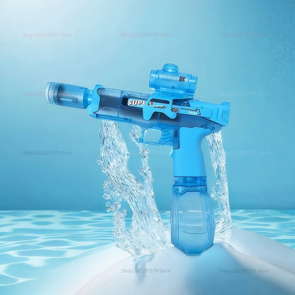 Led Light Emitting Electric Water Gun Toys Children Automatic Sensor Lights Water Pistol Summer Outdoor Beach Pool Toy for Kids