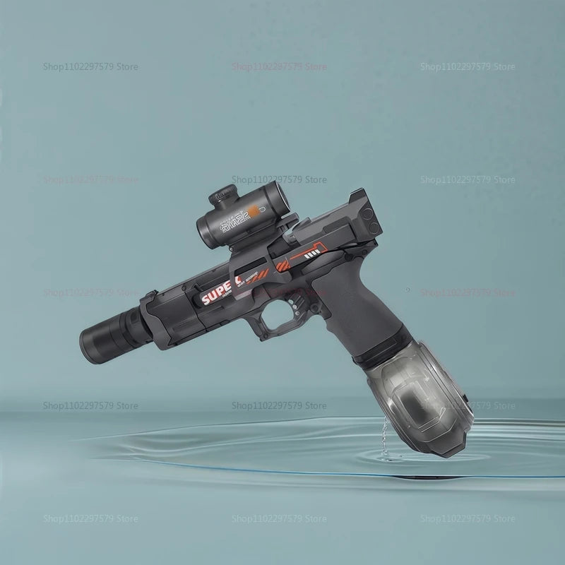 Led Light Emitting Electric Water Gun Toys Children Automatic Sensor Lights Water Pistol Summer Outdoor Beach Pool Toy for Kids